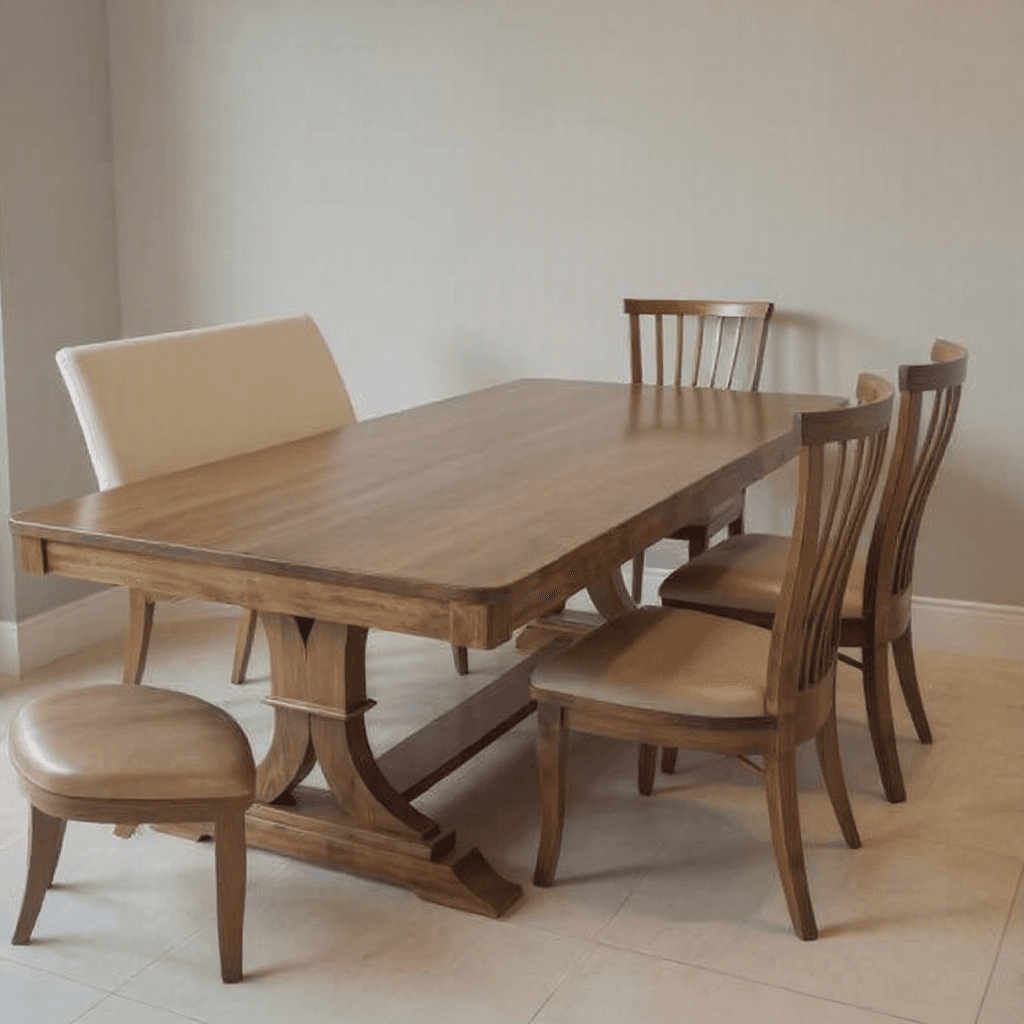 6 Seater Dining Table Set