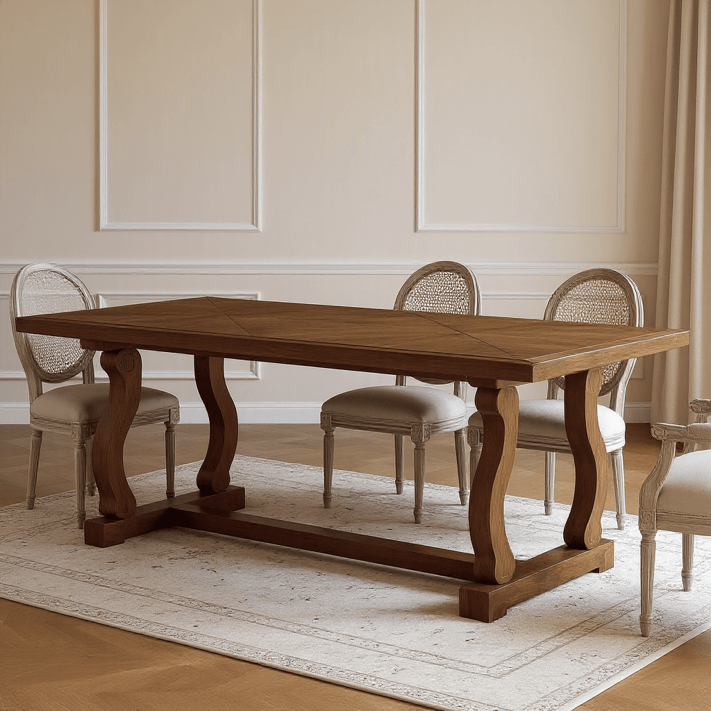 6 Seater Dining Table Set