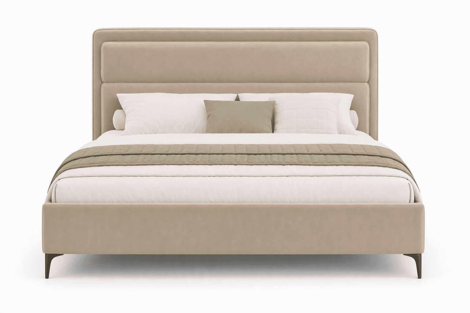 King Size Upholstered Bed