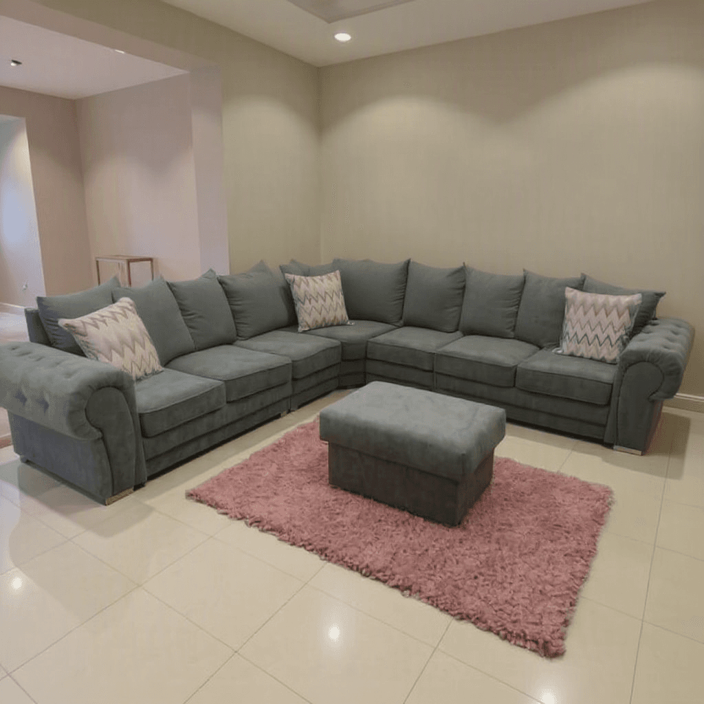 7 Seater L-Shape Sofa