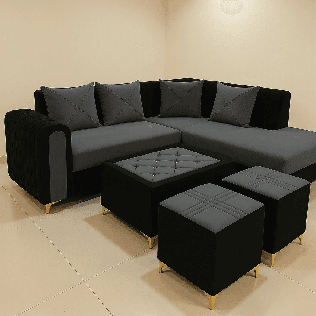 Custom 5-Seater L-Shape Sofa