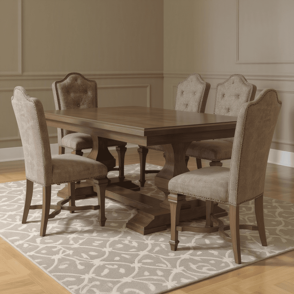 6 seater dining table