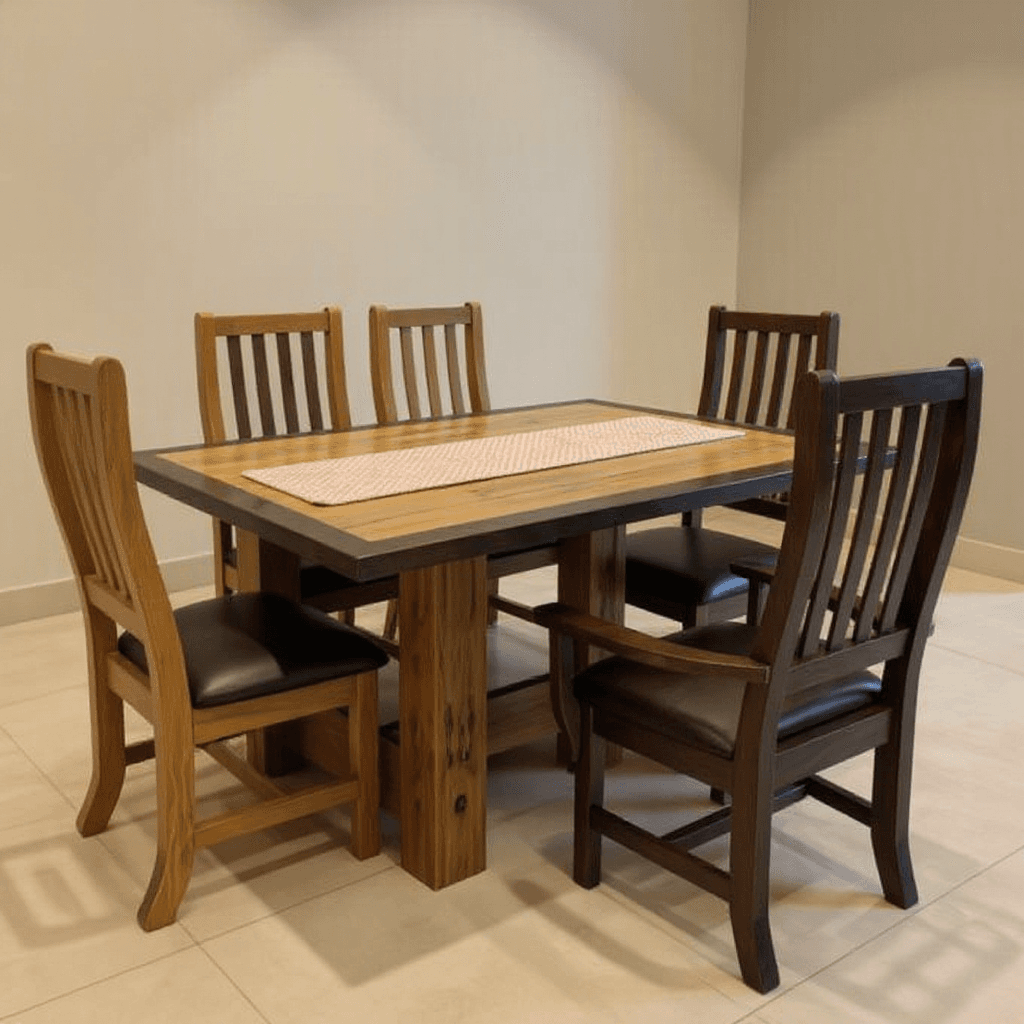 6 Seater Dining Table Set