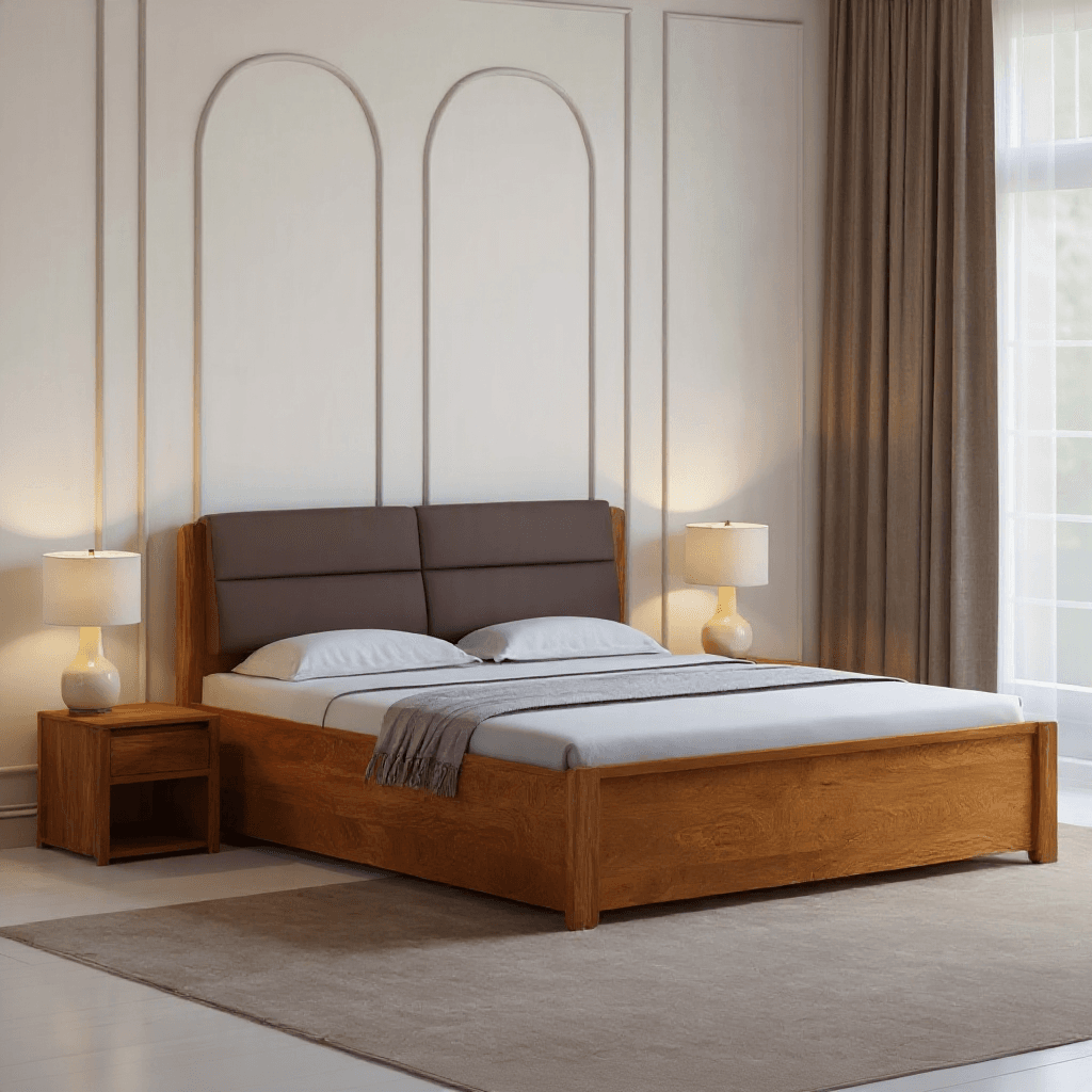 Queen Size Storage Bed