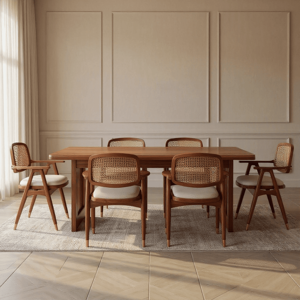 6‑Seater Dining Table Set