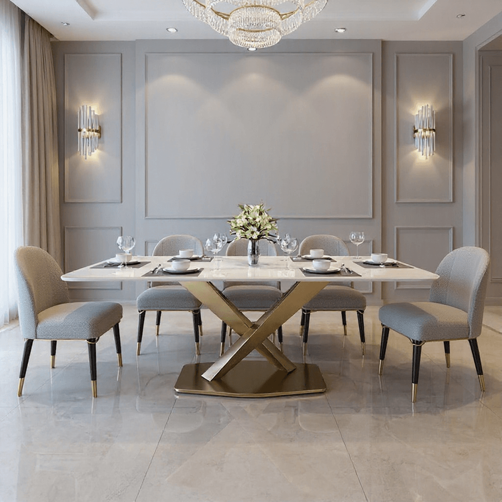 6 seater dining table